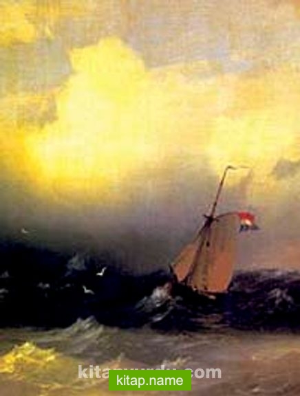 Denizde Fırtına-1847 / Ivan Konst. Aivazovsk (AIK 011-50×65) (Çerçevesiz)