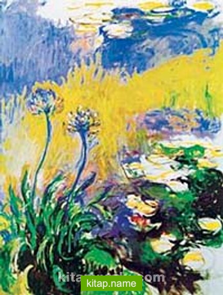 Les Agapanthes / Claude Monet (MCL 00-60×80) (Çerçevesiz)