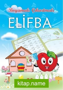 Boyamalı Çıkartmalarla Elifba