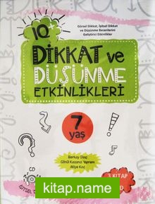 IQ+ Dikkat ve Düşünme Etkinlikleri (7 Yaş 3 Kitap + 3 cd)