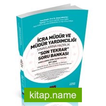İcra Müdür ve Müdür Yardımcılığı Son Tekrar Soru Bankası