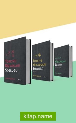 Nişanyan Sözlük Seti (3 Kitap) (Ciltli)