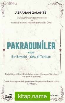 Pakraduniler veya Bir Ermeni-Yahudi Tarikatı