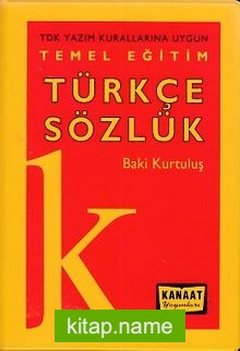 Temel Eğitim Türkçe Sözlük (Plastik Kapak)