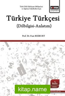 Türkiye Türkçesi (Dilbilgisi-Anlatım)