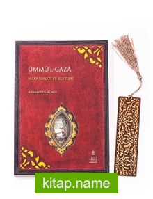 Ümmü’l-Gaza Fi Tedbiri’l-Harb ve Levazımıha + Ahşap Ayraç – Lale – Rölyef Cevizli